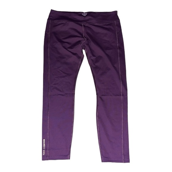 Tommie Copper Performance Compression Leggings in Amethyst NWT - Picture 4 of 5
